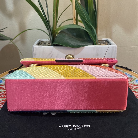 Kurt Geiger Mini Kensington Beaded Convertible Shoulder Bag - Picture 9 of 16